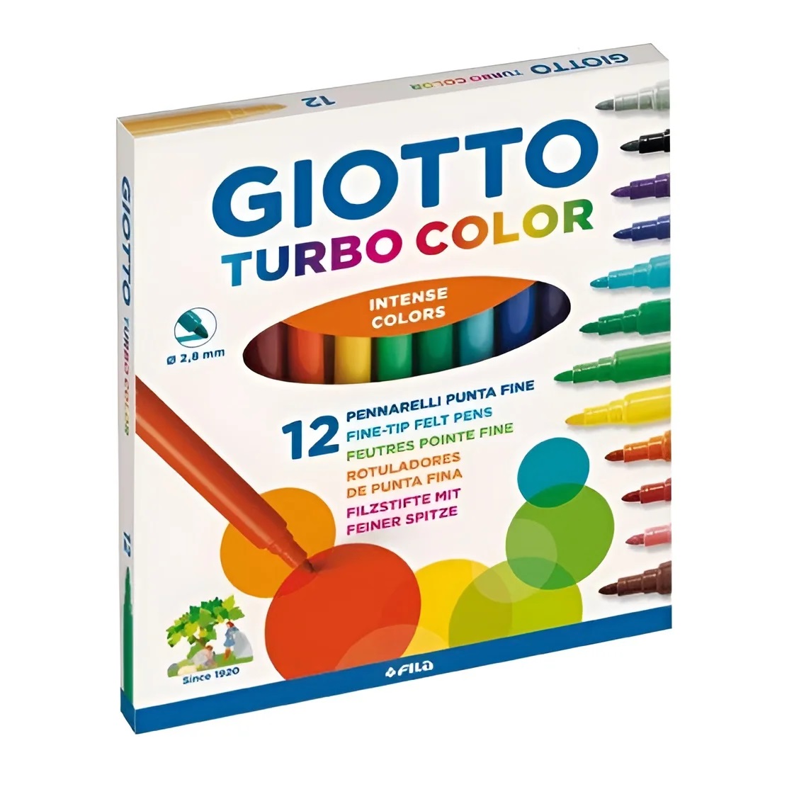 Copic Marker Sketch - Fancy 12 Colors Washable Colored Pen