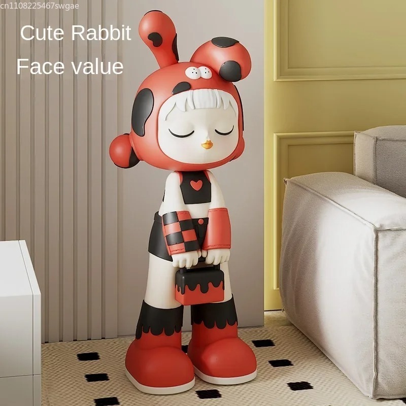 Art Cartoon Girl Statue Indoor - Resin Crafts review and price