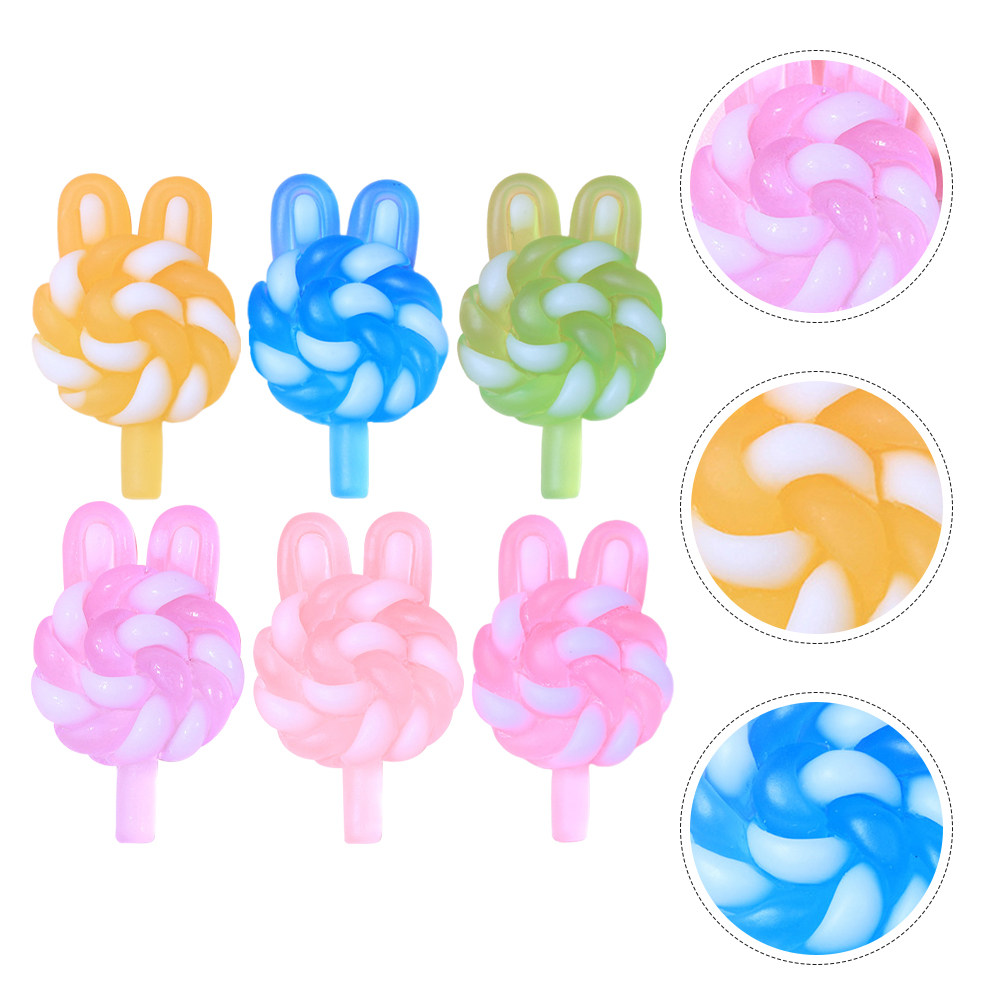 24Pcs Cute Cartoon Lollipop Ch - Resin Crafts Diy review and price