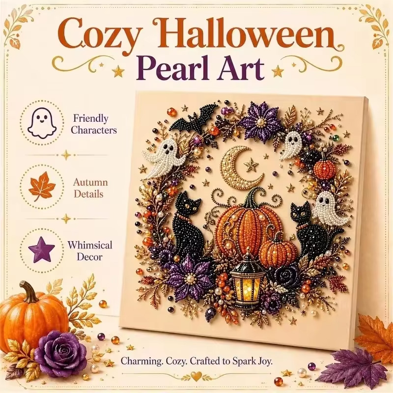 @Halloween Ghost Pearl Art Kit - Resin Craft Kit review and price