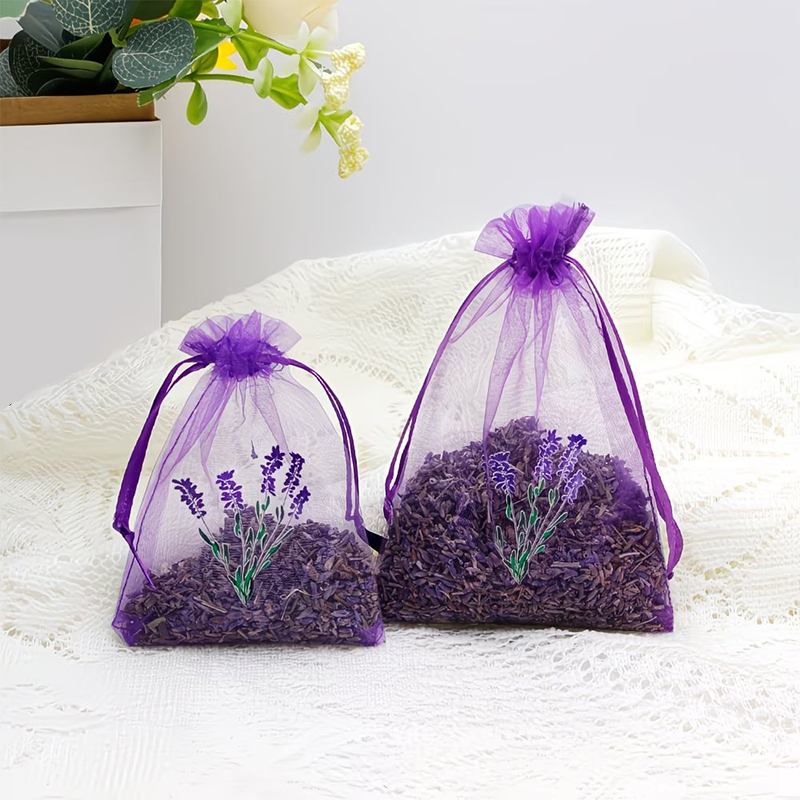 20Pcs Lavender Pattern Drawstr - Dried Flower Bulk review and price