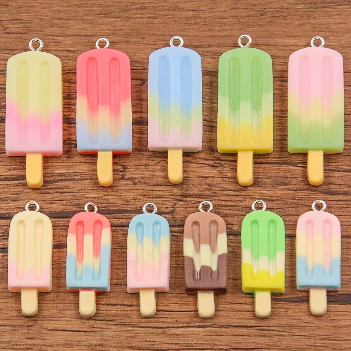 6Pcs Gradient Ice Pop Resin Ch - Resin Crafts Diy review and price