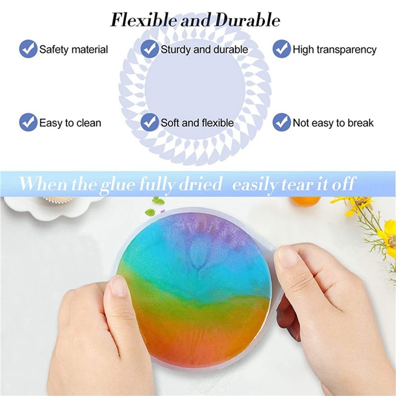 75STO-36 Pack DIY Round Silico - Coaster Mold Round review and price