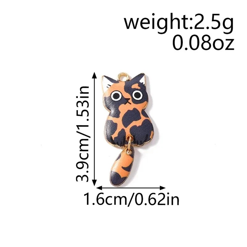 10Pcs 16×39mm Cute Cartoon Cat - Resin Crafts Diy review and price