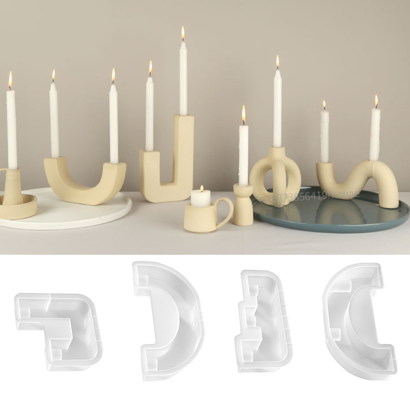 S/M/L/U-Shape Candle Holder Si - Serving Tray Mold review and price