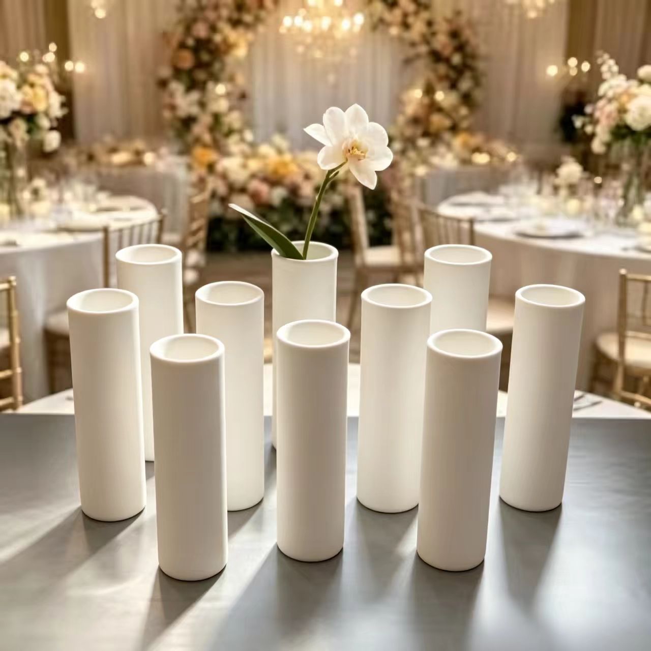 12pcs Clear Plastic Cylinder V - Dried Flower Bulk review and price