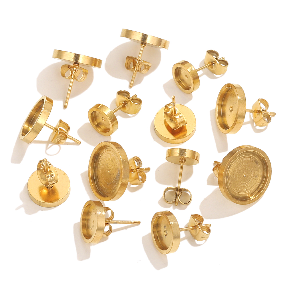 10pcs Stainless Steel Gold Ear - Resin Craft Kit review and price